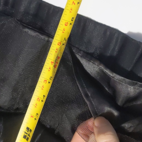 Rampage layered skirt size M black silver beaded - Picture 5 of 10